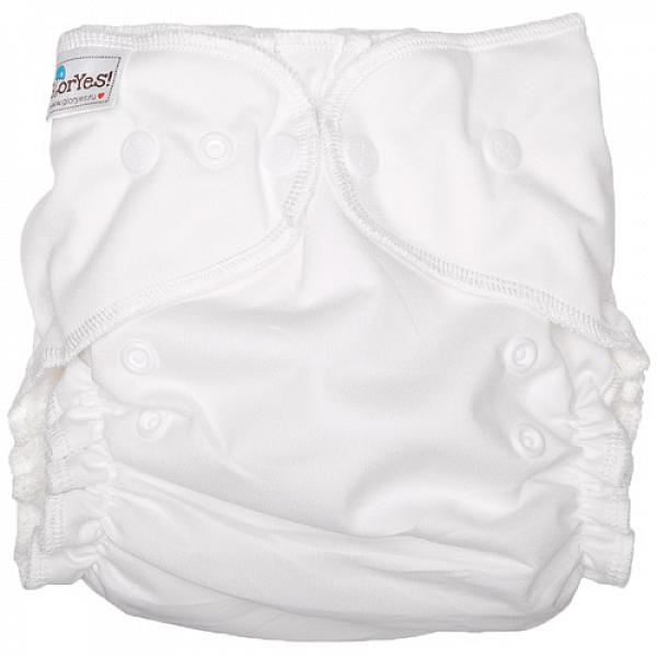 Многоразовый подгузник GlorYes! для приучения к горшку NEW Белый 3-18 кг + два вкладыша Многоразовый подгузник GlorYes! для приучения к горшку NEW Белый 3-18 кг + два вкладышаМногоразовые подгузники<br><p><strong>Кто выбирает:&nbsp;</strong>родители малышей, которым пора начать приучаться к горшку.</p><br><br><p>Многоразовый бамбуковый подгузник для приучения к горшку &ndash; впитывающий подгузник с натуральным бамбуковым слоем.<strong> Бамбук, намокая, становится влажным и создает дискомфорт, необходимый для более быстрого приучения к горшку</strong>. Бамбук полезен для кожи, заживляет ранки и лечит аллергию.</p><br><br><p><strong>Надёжная защита от протекания:</strong> дышащий водонепроницаемый верхний слой<br /><br><strong>Влажные внутри при использовании: </strong>натуральный внутренний слой из бамбука становится влажным, создавая дискомфорт, необходимый для приучения к горшку. Также бамбук восстанавливает кожу и заживляет ранки.<br /><br><strong>Вкладыши: </strong>два вкладыша в комплекте<br /><br><strong>Мягкие резинки </strong>вокруг ножек и по талии:<strong> </strong>новый дизайн для максимально комфортного прилегания<br /><br><strong>Когда использовать:</strong> днем во время бодрствования, летом на прогулку. Не рекомендуется использовать на ночь и на прогулку зимой.<br /><br><strong>Кому: </strong>для малышей от 3 до 18&nbsp;кг, с рождения до 4&nbsp;лет<br /><br><strong>Время использования:</strong>&nbsp;2-3&nbsp;часа</p><br><br><p>Чем этот подгузник отличается от других типов? Прочитайте сравнение <a href=/diaperss target=_blank>здесь</a>.</p><br><br><p><strong>Как ухаживать? </strong></p><br><br><p>1) постирайте перед использованием. Максимальная впитываемость приобретается после 3-4 стирок<br /><br>2) вынимайте вкладыши из подгузника перед стиркой&nbsp;<br /><br>3) стирать при температуре не выше 40&deg;С<br /><br>4) стирать со средством без содержания мыла в составе<br /><br>5) обязательно застирывайте подгузник сразу после использования (после покака с жидким мылом, после пописа просто в теплой воде), чтобы не появится запах. После постирайте в машине или на руках со средством для стирки в любое время&nbsp;<br /><br>6) рекомендуется добавлять при стирке любое отбеливающее средство без хлора<br /><br>7) можно отжимать в машине при максимальных оборотах<br /><br>8) не гладить<br /><br>9) не сушить подгузник на батарее (вкладыш можно)</p><br><br><p><strong>Состав:</strong>&nbsp;подгузник:&nbsp;60% бамбуковое волокно, 40% полиэстер; вкладыши: 100% полиэстер</p><br><br><p>Скачайте полную&nbsp;инструкцию&nbsp;по использованию продукции GlorYes! <a href=/download/Instruction GlorYes.pdf target=_blank>здесь</a> и прочитайте ответы на&nbsp;частые вопросы <a href=/index.php?route=pavblog/category&amp;id=27 target=_blank>здесь</a>.</p><br>