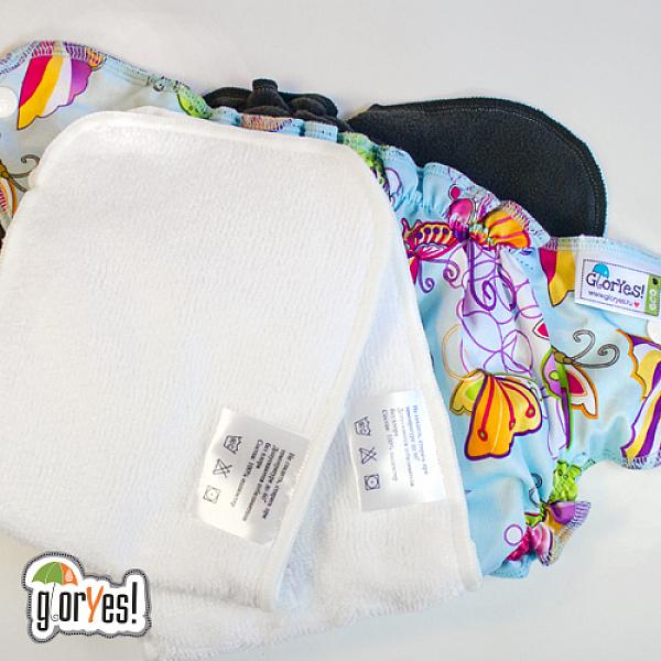 Многоразовый подгузник GlorYes! OPTIMA NEW Бабочки 3-18 кг + два вкладыша от GlorYes! Многоразовый подгузник GlorYes! OPTIMA NEW Бабочки 3-18 кг + два вкладыша от GlorYes!