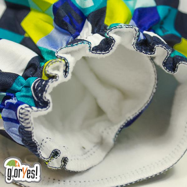 Многоразовый подгузник GlorYes! CLASSIC+ Мозаика 3-18 кг + два вкладыша от GlorYes! Многоразовый подгузник GlorYes! CLASSIC+ Мозаика 3-18 кг + два вкладыша от GlorYes!