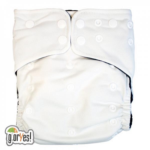 Многоразовый подгузник GlorYes! PREMIUM Молочный 3-18 кг + два вкладыша от GlorYes! Многоразовый подгузник GlorYes! PREMIUM Молочный 3-18 кг + два вкладыша от GlorYes!
