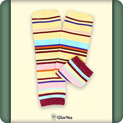 Гетры GlorYes! Светлые полоски 1 пара