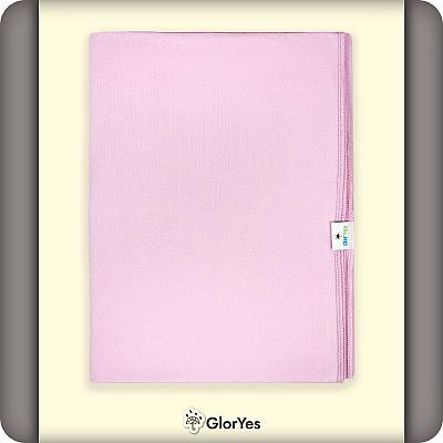 Трикотажная пеленка GlorYes! Розовый бутон 120х90 см