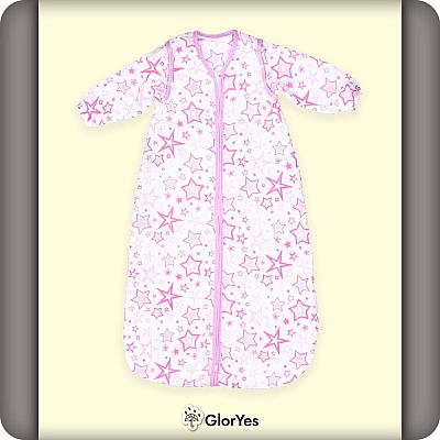 Спальный мешок GlorYes! (9 мес.-2,5 г.) Розовые звезды