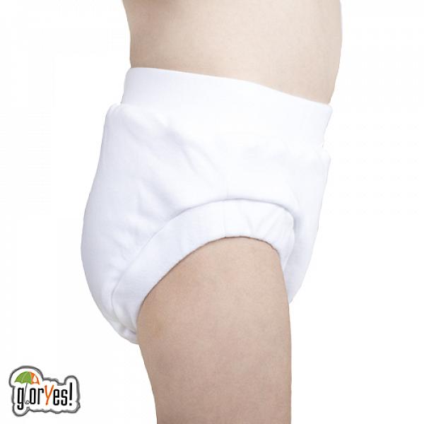 Хлопковые трусики для приучения к горшку GlorYes! S/M Белые 10-16 кг от GlorYes! Хлопковые трусики для приучения к горшку GlorYes! S/M Белые 10-16 кг от GlorYes!
